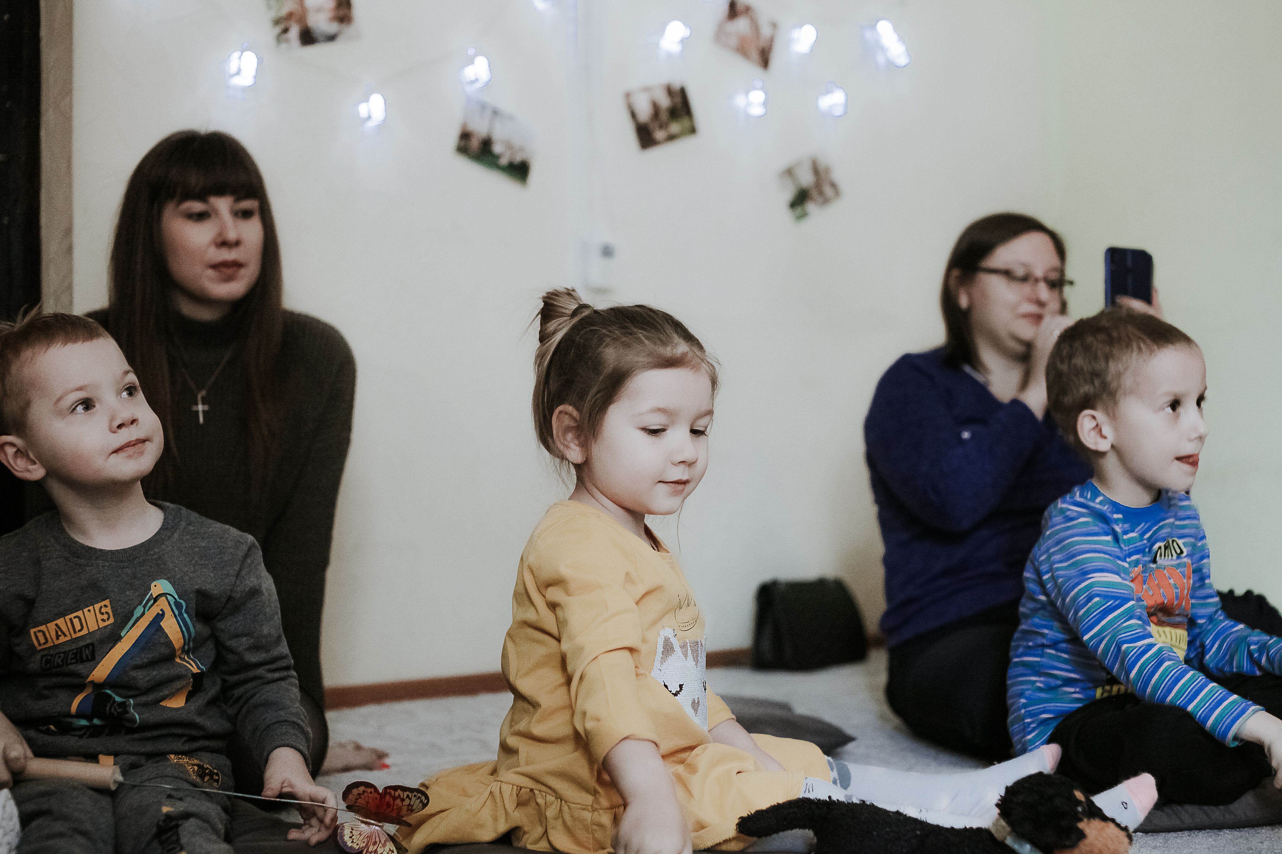 Pediatric speech therapy session
